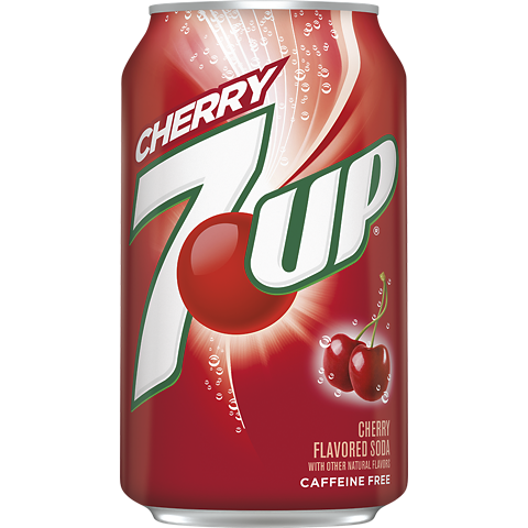 7UP Cherry Flavored Soda 12oz Cans